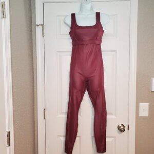 Fabletics Motion 365+ Burgundy Full Body Suit